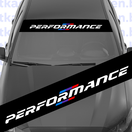 стикер фолио за предно стъкло сенник за кола performance самозалепващо