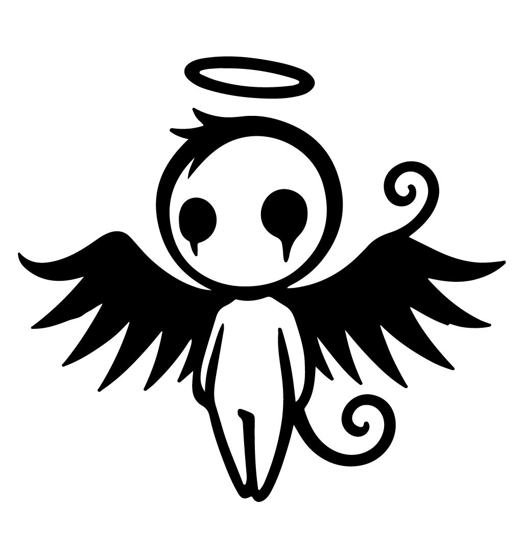 стикер за кола лепенка ангел angel ангелче
