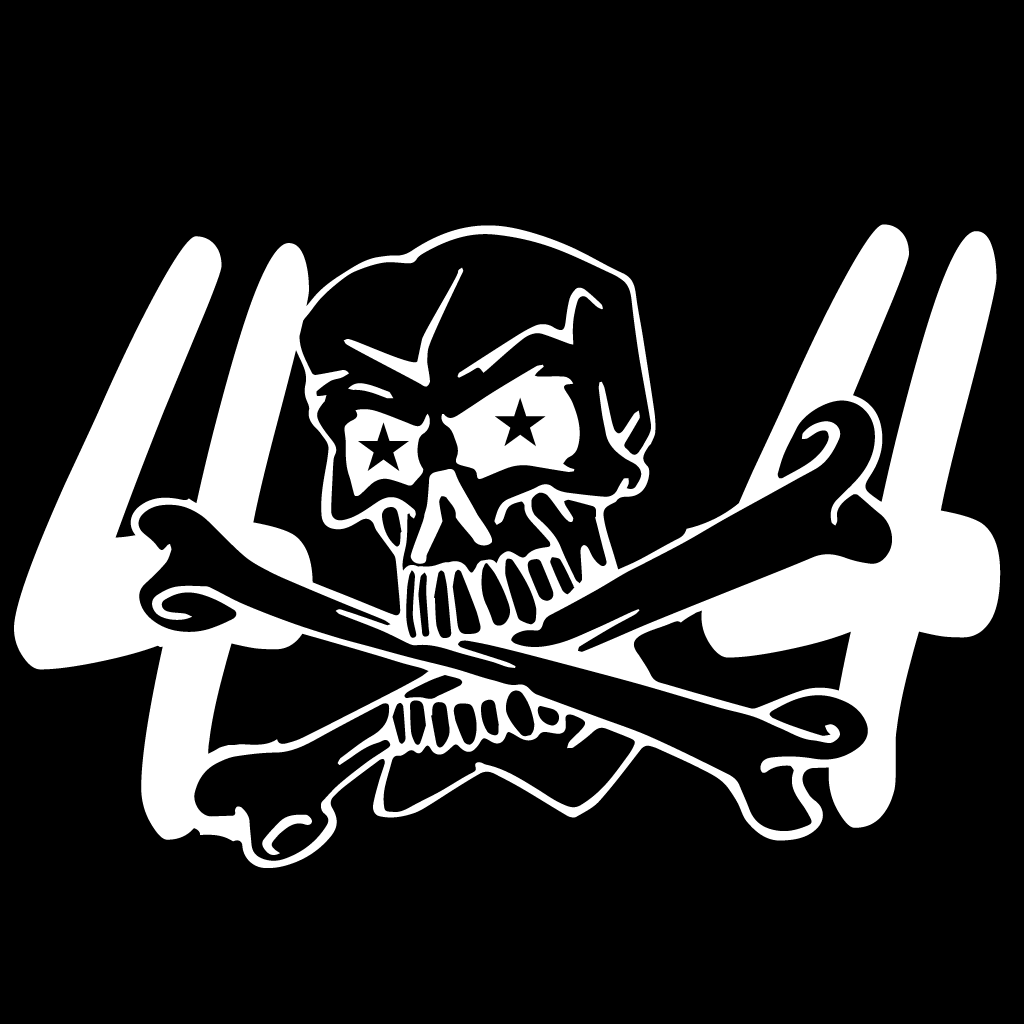 Стикер за автомобил - 4x4 Skull