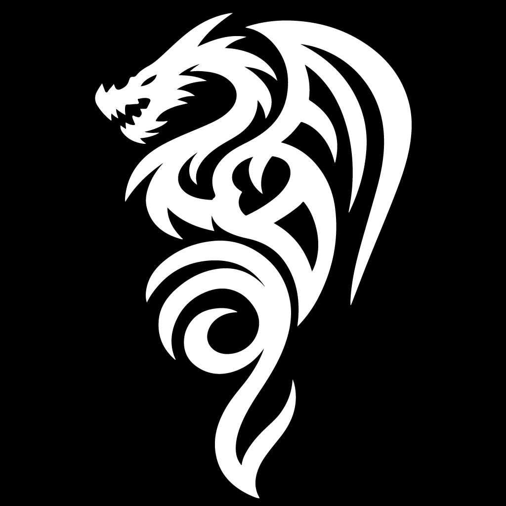 Стикер за автомобил - Tribal Дракон