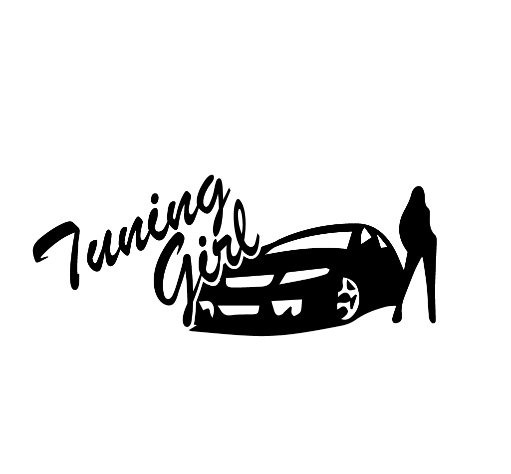Стикер за автомобил - Tunning Girl