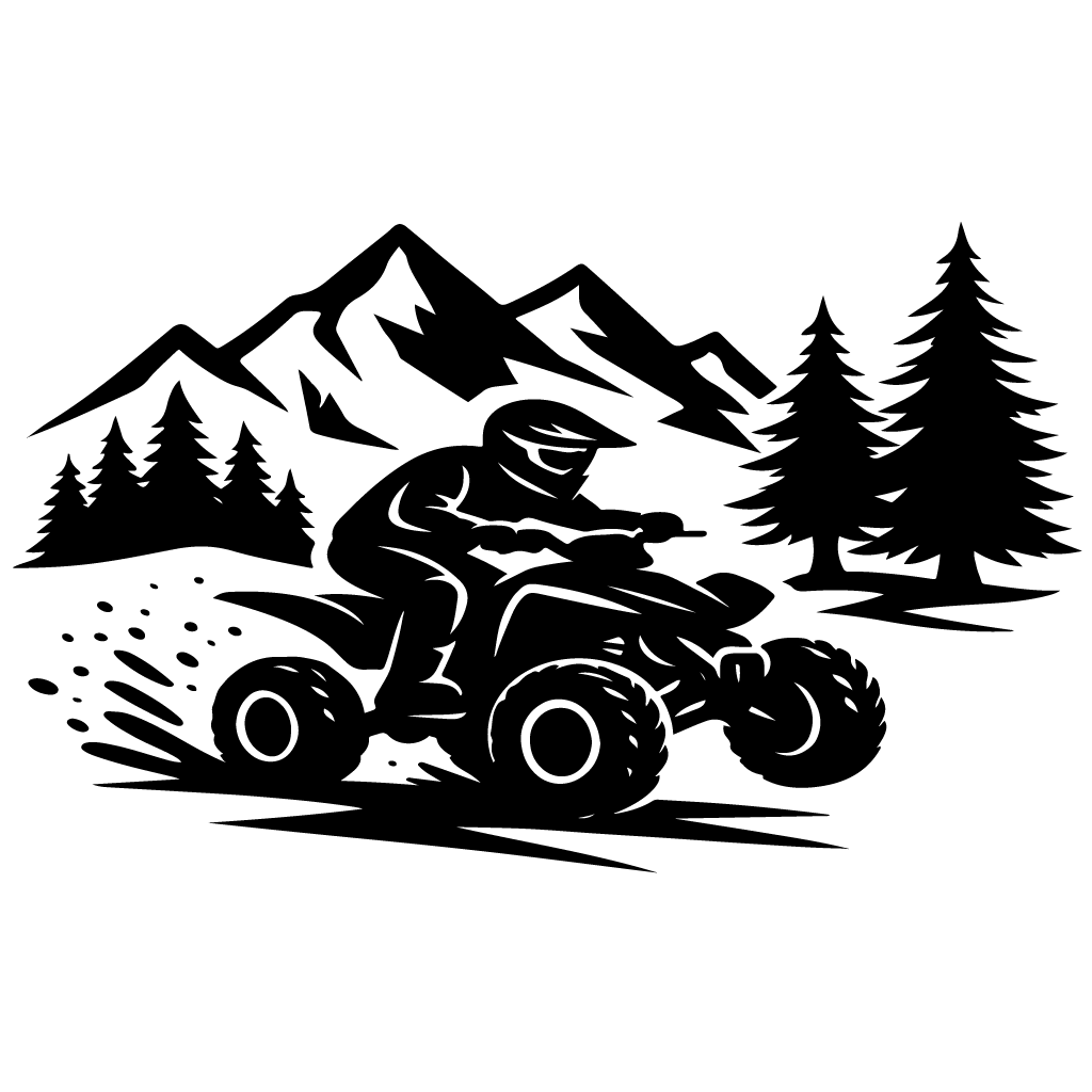 Стикер за автомобил - ATV Life