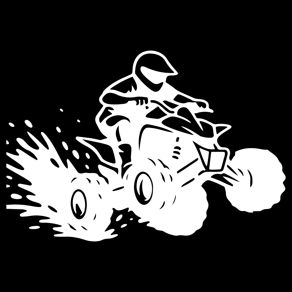 Стикер за автомобил - ATV Rider / АТВ