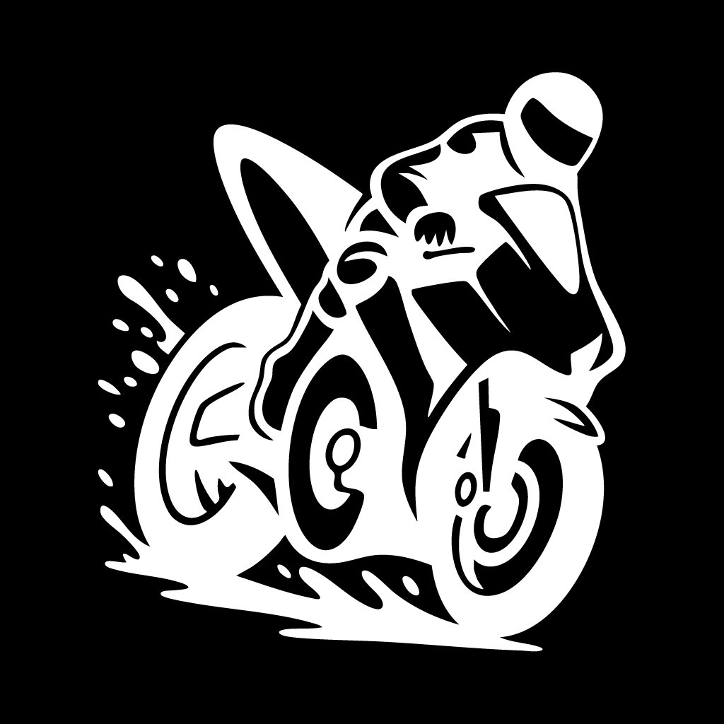 Стикер за автомобил - Biker / Мотор
