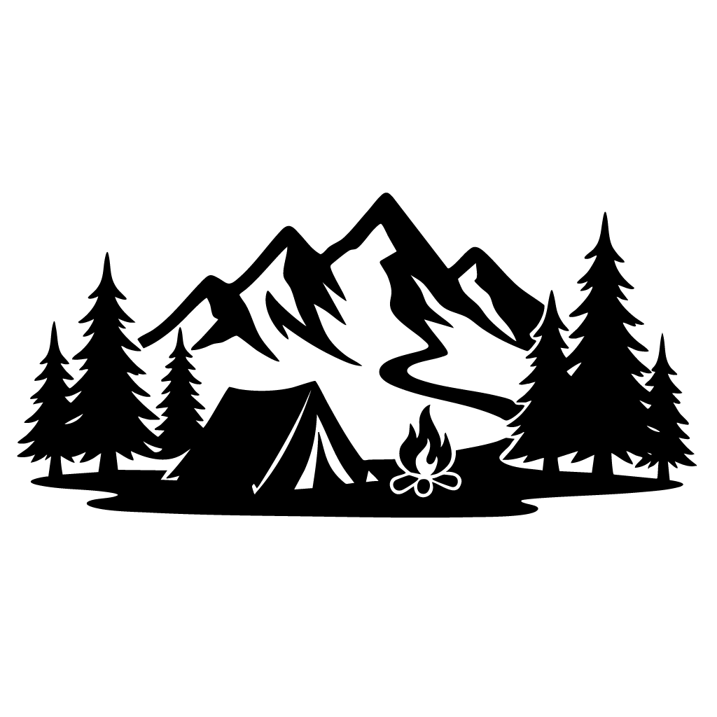 Стикер за автомобил - Camping Life