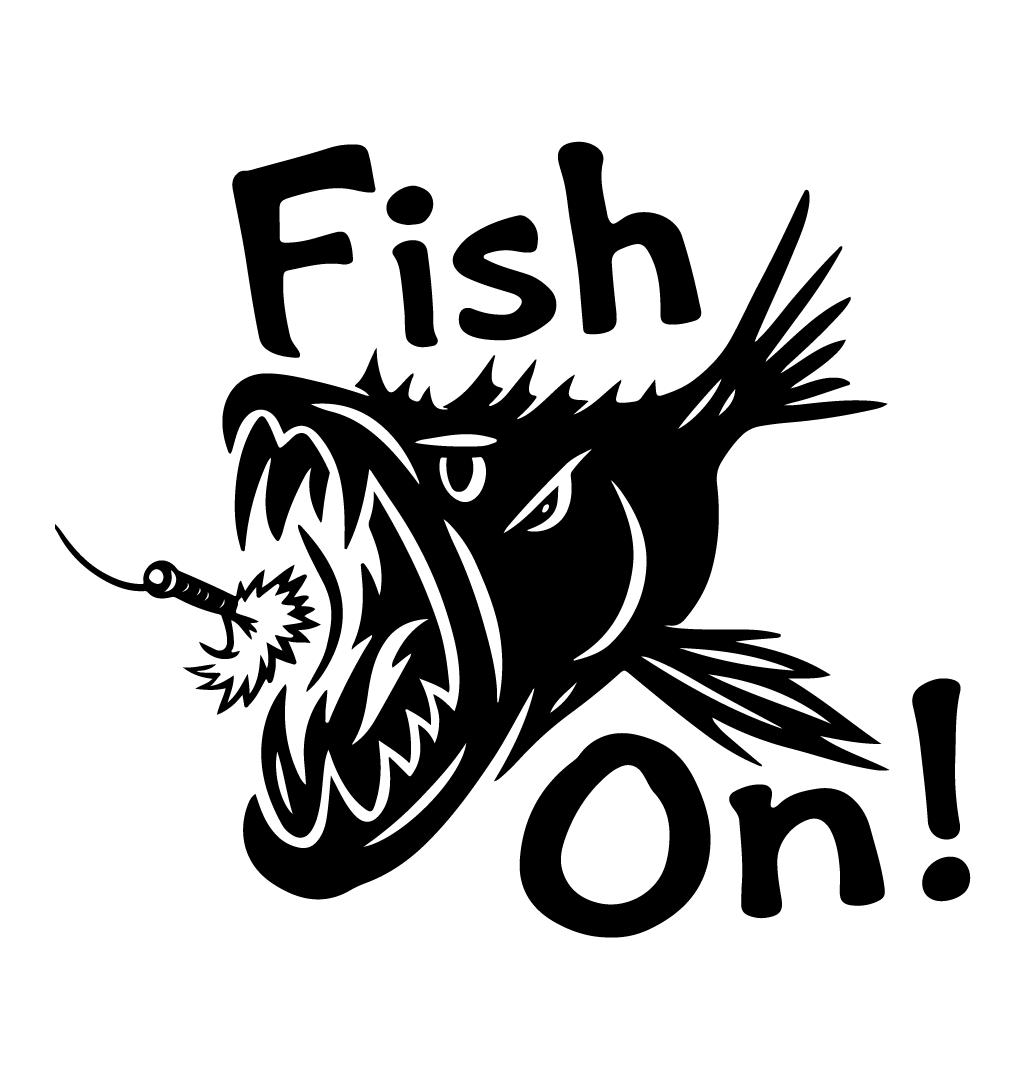 Стикер за автомобил - Fish On!