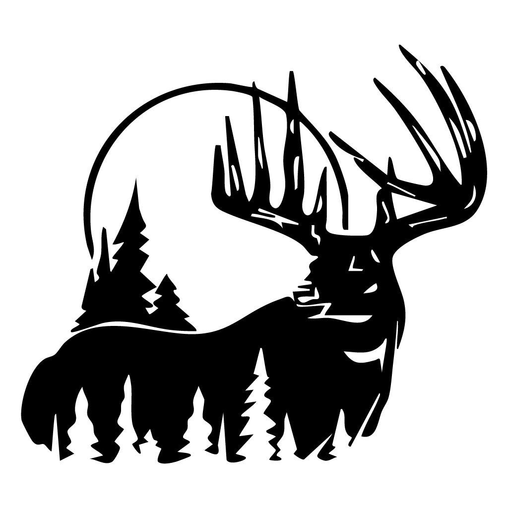 Стикер за автомобил - Forest Deer Outdoors