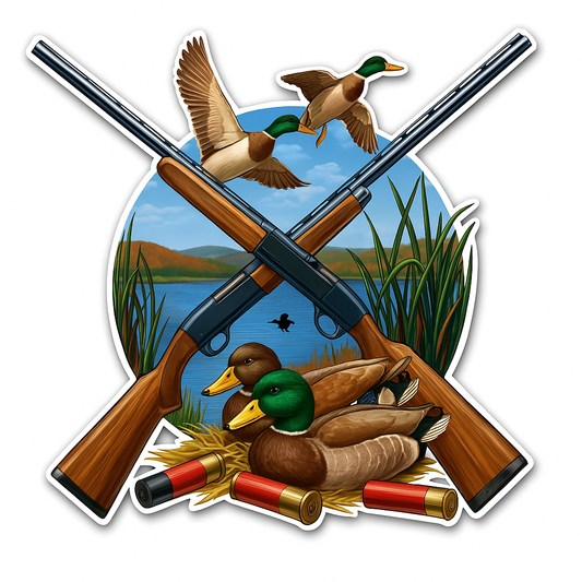 Стикер за Кола - Hunter / Ловец (Цветен)