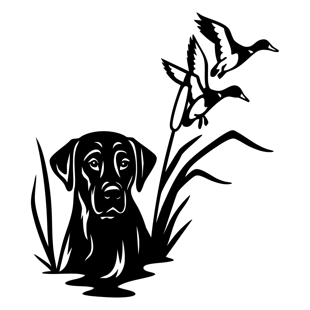 Стикер за автомобил - Hunting Dog