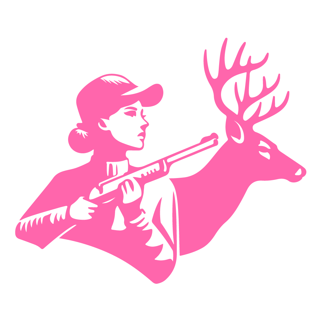 Стикер за автомобил - Hunting Girl