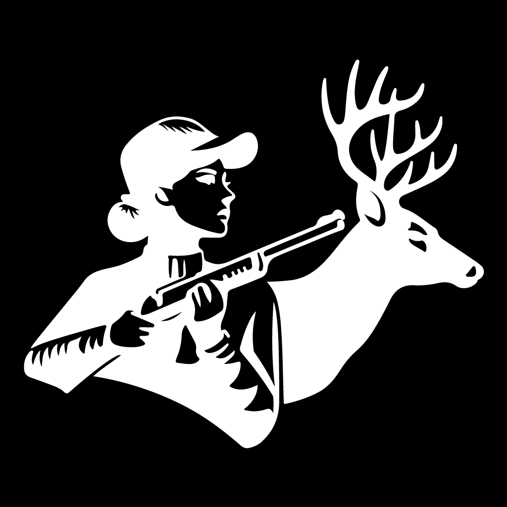 Стикер за автомобил - Hunting Girl