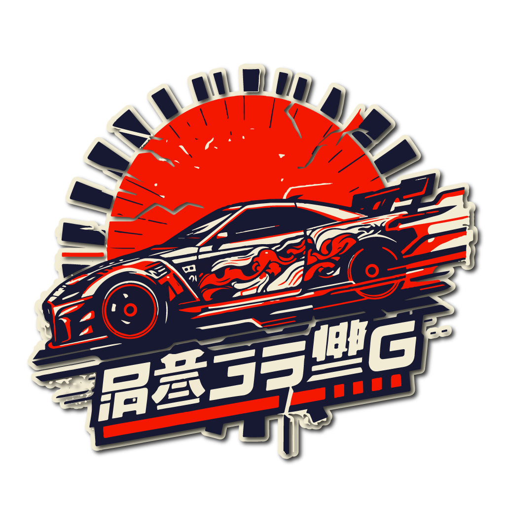 стикер лепенка япония дрифт racer racing стъкло тунинг
