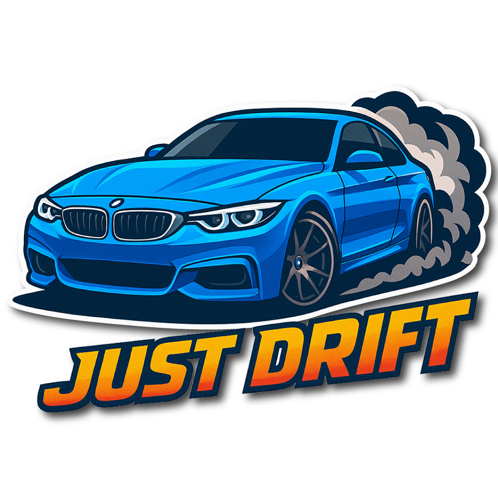 Стикер за Кола - Just Drift (Цветен)