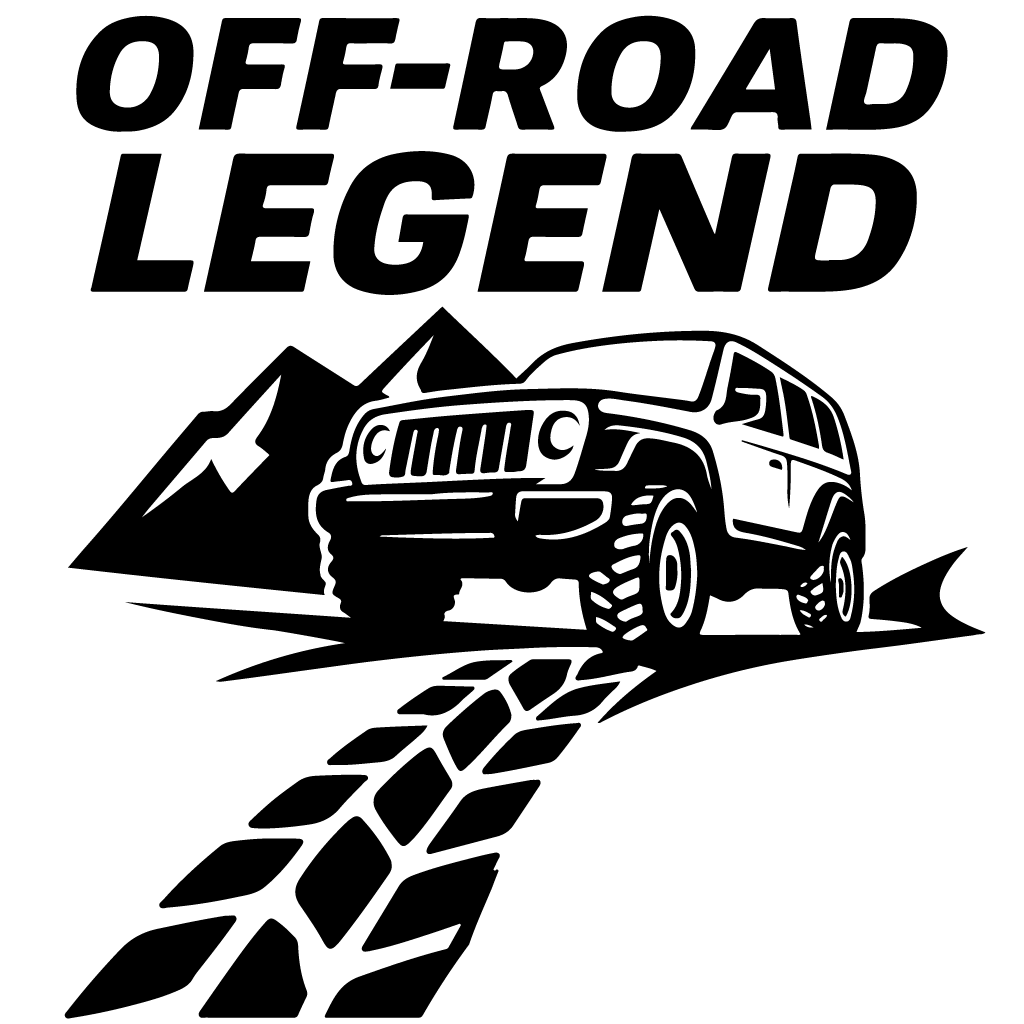стикер за кола лепенка оффроуд 4x4 легенда offroad джип