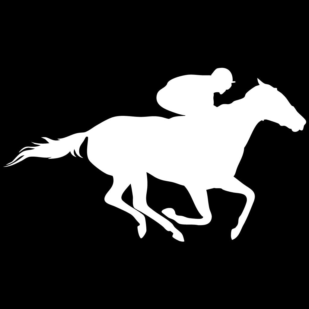 Стикер за автомобил - Racing Horse