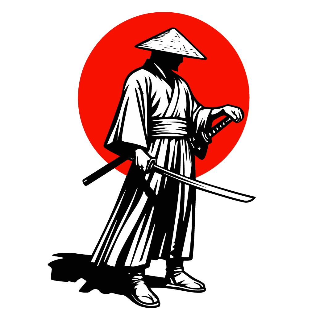 стикер лепенка за кола фолио самурай japan лепенка за стъкло