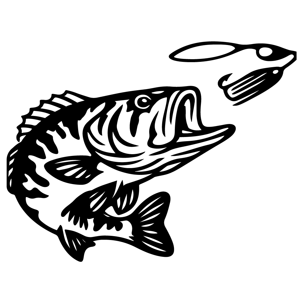 Стикер за автомобил - Fish Spinning