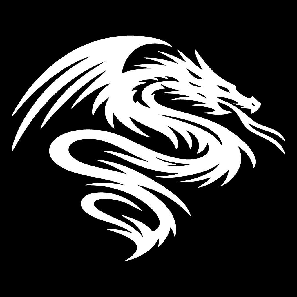 Стикер за автомобил - Tribal Дракон 003