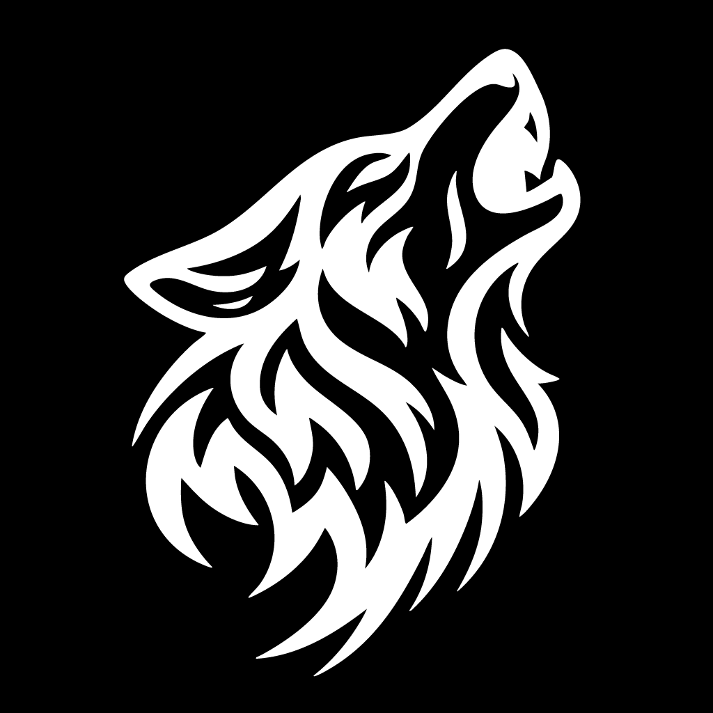 Стикер за автомобил - Tribal Вълк 002