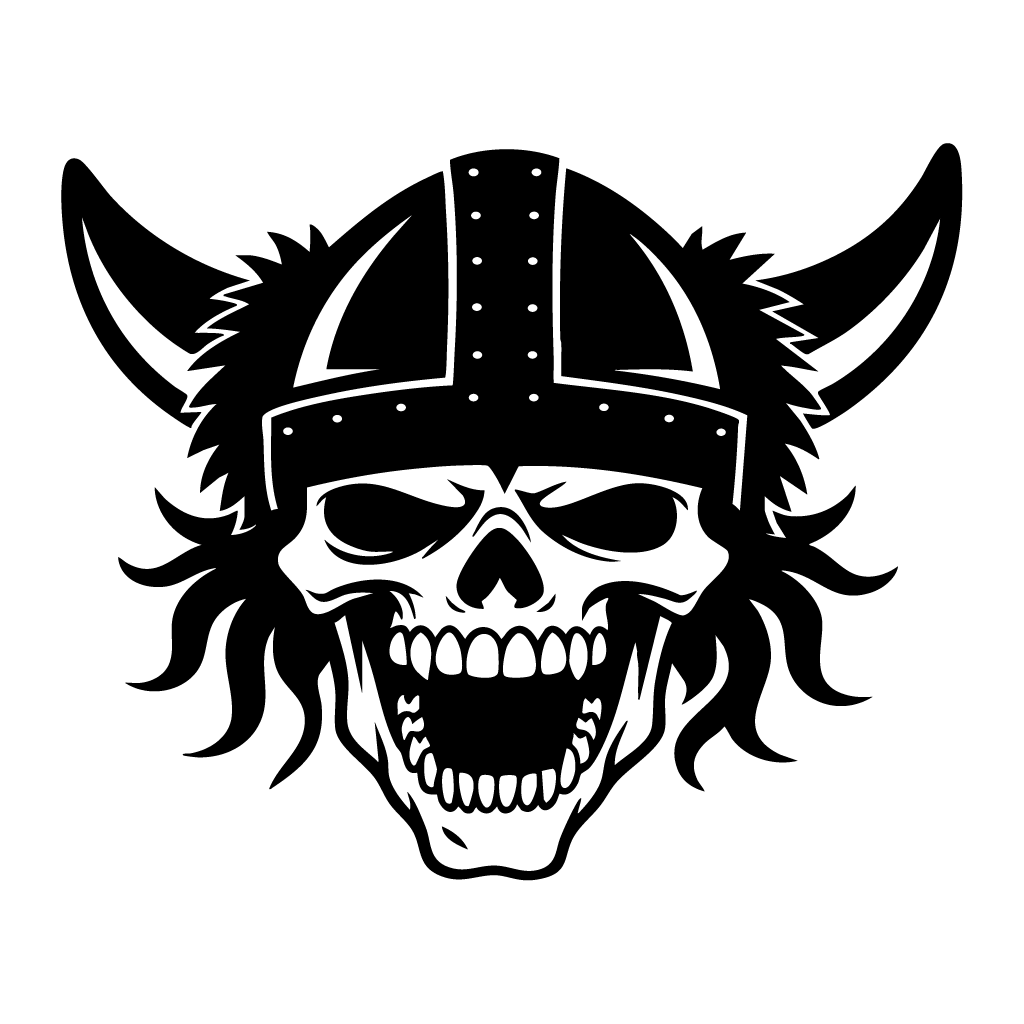Стикер за автомобил - Viking Skull