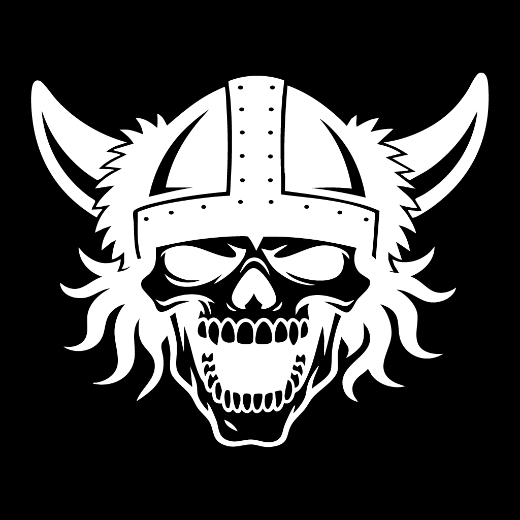 Стикер за автомобил - Viking Skull