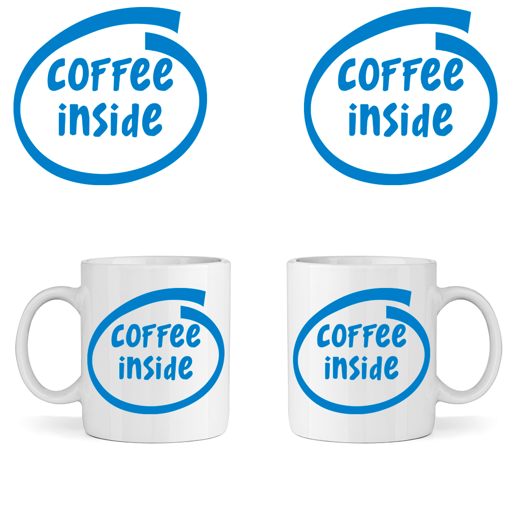 Керамична Чаша Coffe Inside - Откачен.Бе