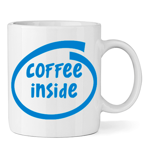 Керамична Чаша Coffe Inside - Откачен.Бе