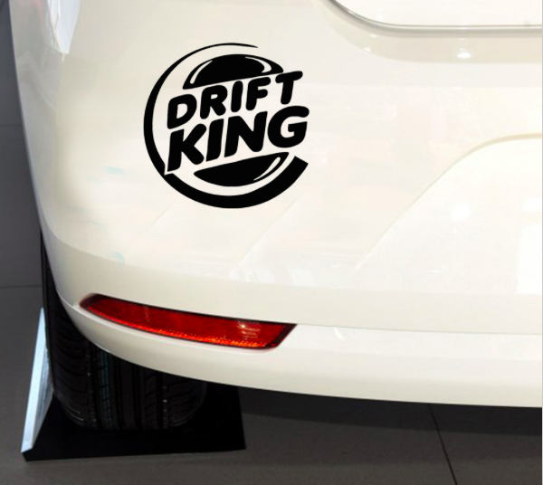 Стикер за автомобил - Drift King - Откачен.Бе