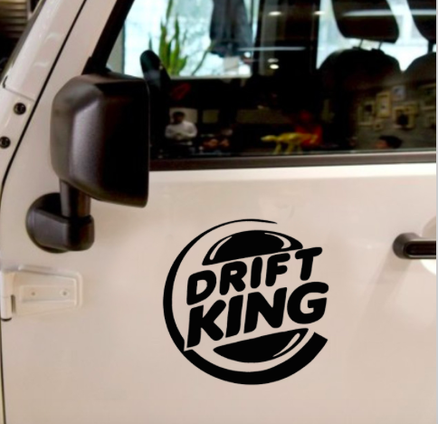 Стикер за автомобил - Drift King - Откачен.Бе