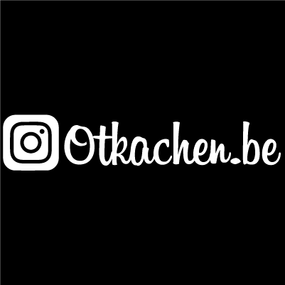 Комплект (2бр.) стикери за кола с твоето Instagram име. - Откачен.Бе