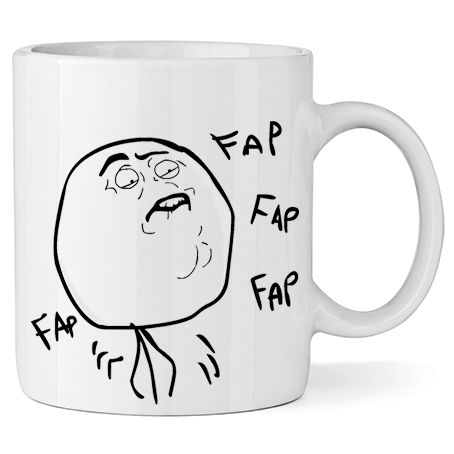 Керамична Чаша - Fap Fap Fap - Откачен.Бе