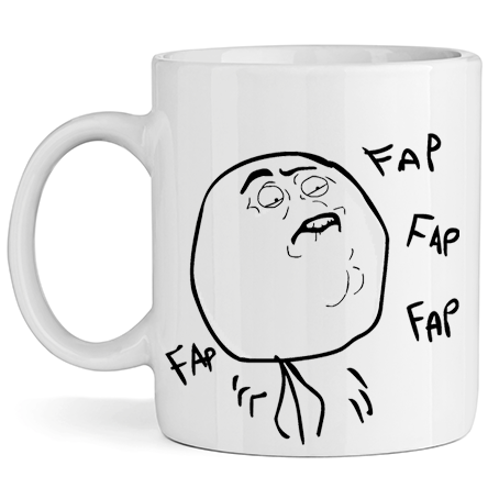 Керамична Чаша - Fap Fap Fap - Откачен.Бе