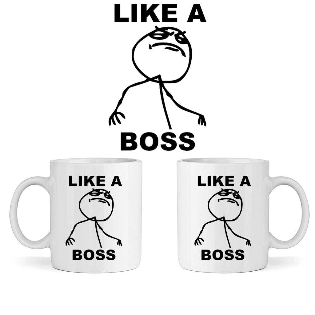 Керамична Чаша - Like a Boss - Откачен.Бе