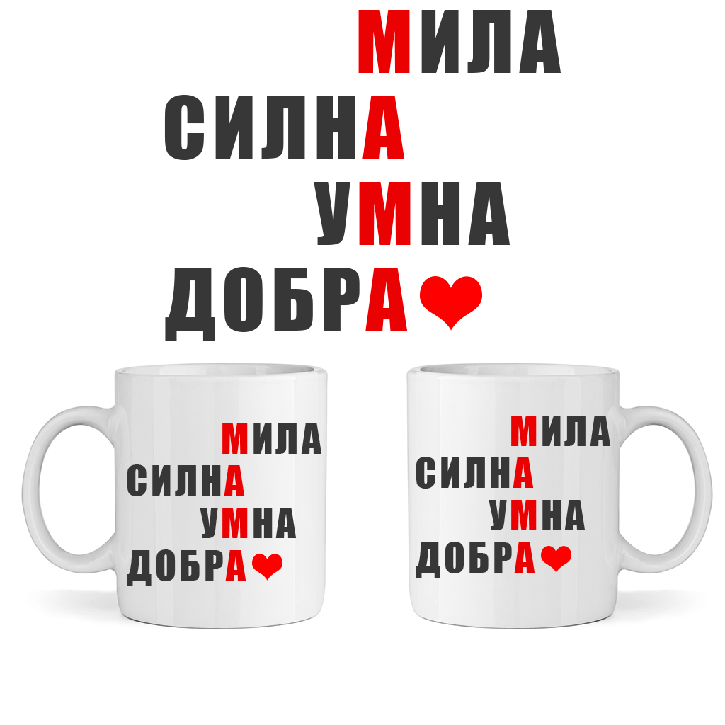 Керамична Чаша - Мила Мамо - Откачен.Бе