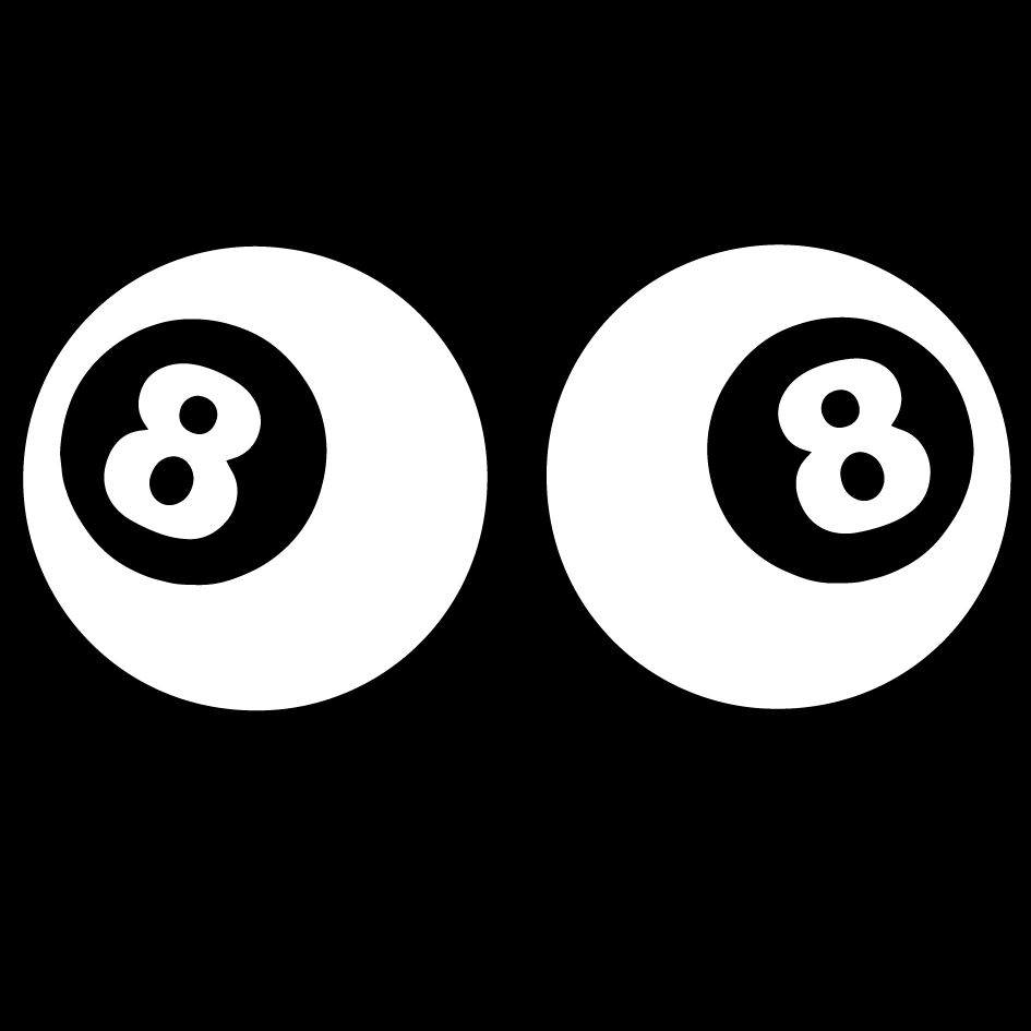 Комплект Два Броя Стикери - 8-ма Топка Билярд