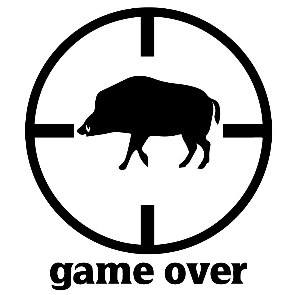 Стикер за автомобил - Game Over - Откачен.Бе