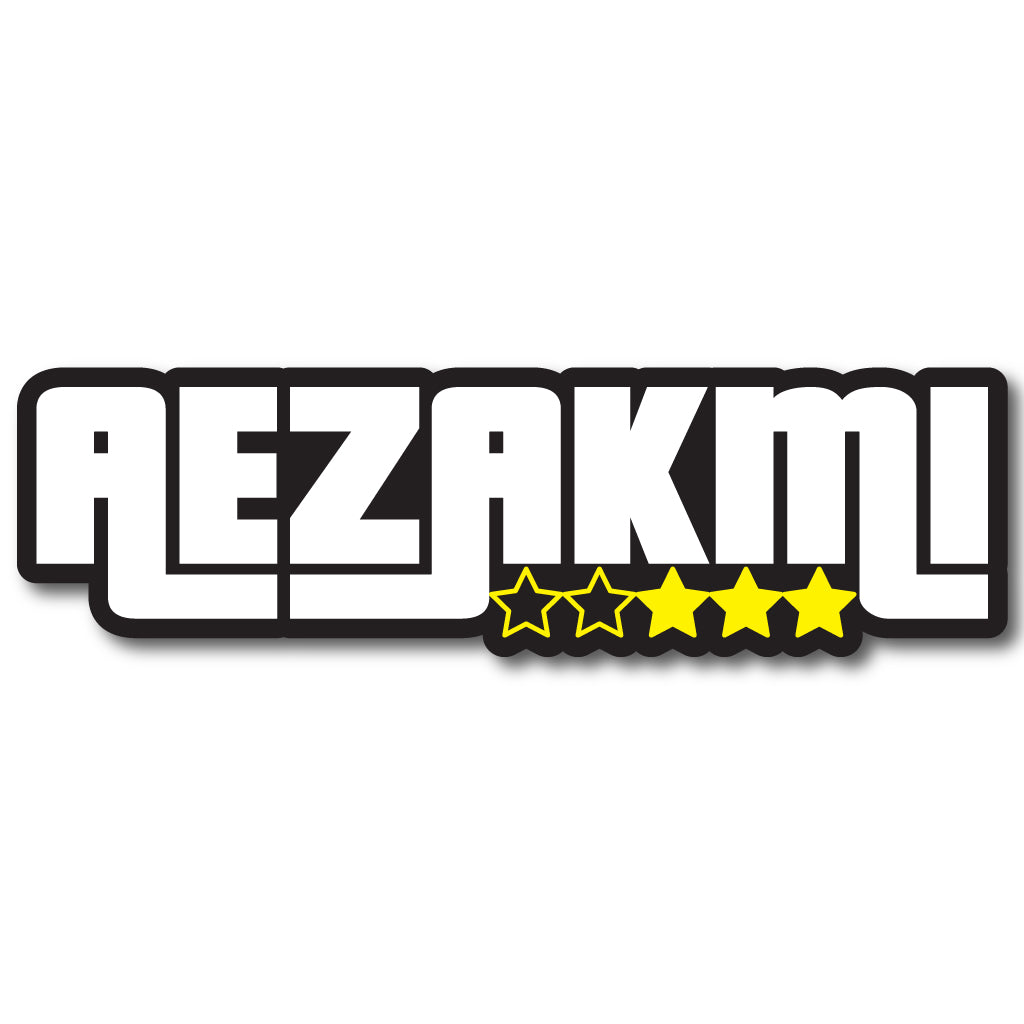 стикер лепенка за копа аезакми aezakmi gta цветен звезди