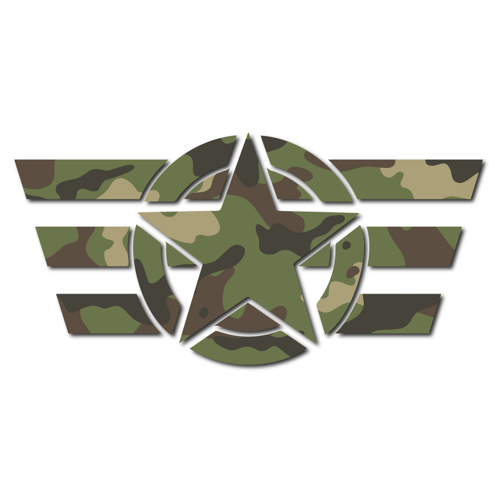 Стикер за автомобил - Army Force Star