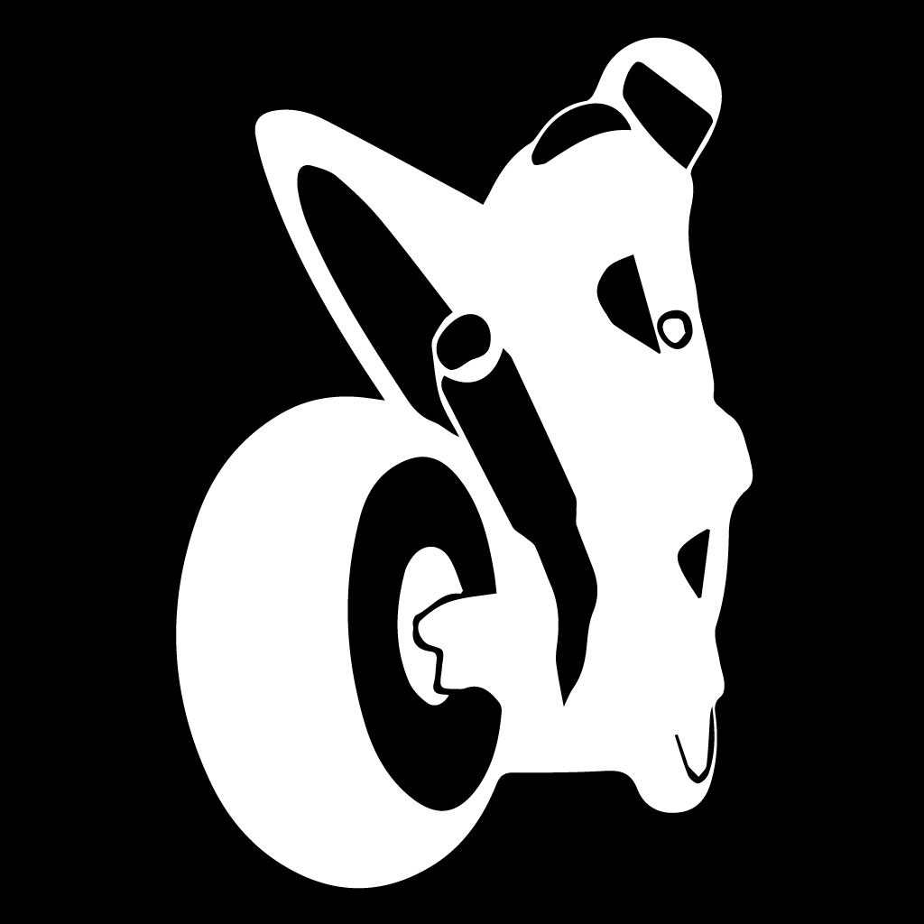 Стикер за автомобил - Biker / Мотор - Откачен.Бе