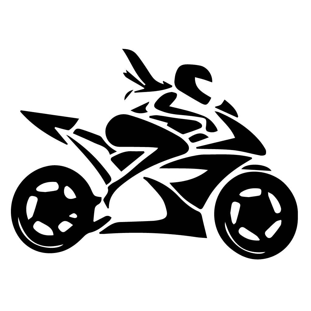 Стикер за автомобил - Biker Girl - Откачен.Бе