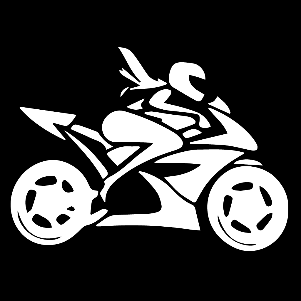 Стикер за автомобил - Biker Girl - Откачен.Бе