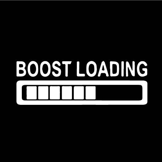Стикер за автомобил - Boost Loading - Откачен.Бе