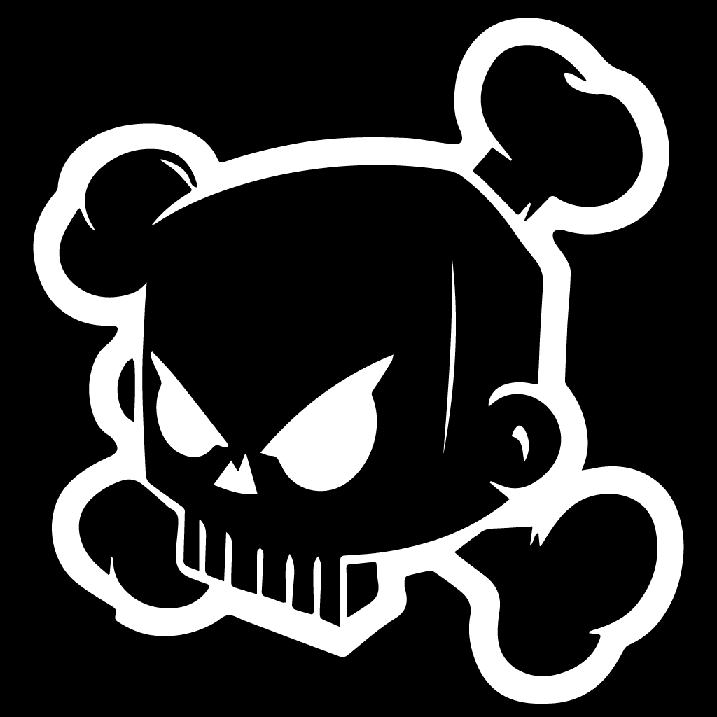 Стикер за автомобил - Drift Skull - Откачен.Бе
