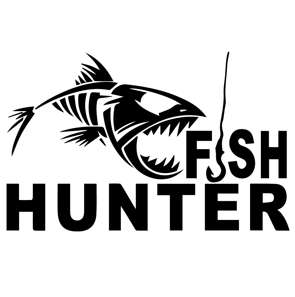 Стикер за автомобил - Fish Hunter - Откачен.Бе