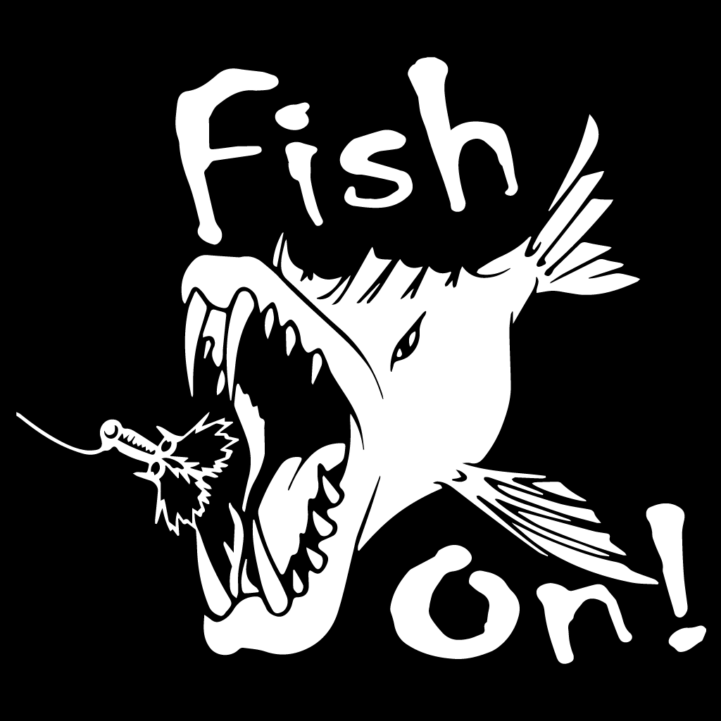 Стикер за автомобил - Fish On! - Откачен.Бе