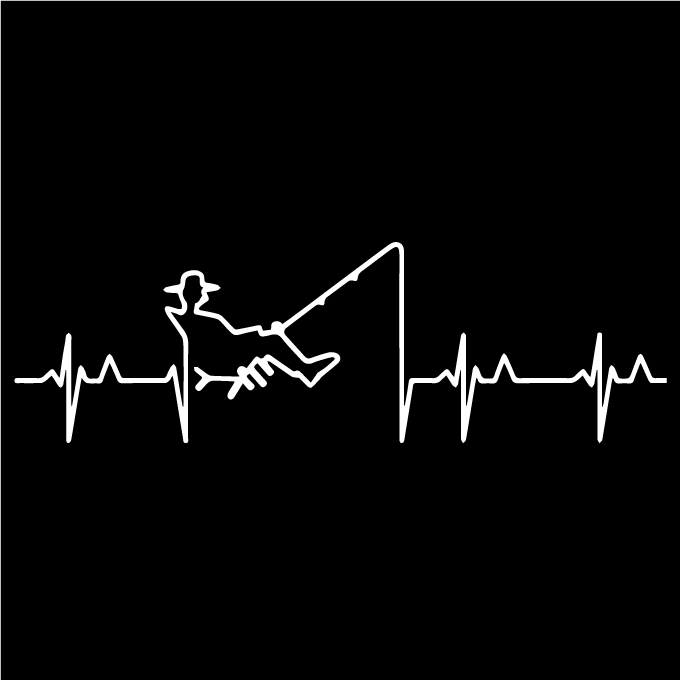 Стикер за автомобил - Fishing Pulse - Откачен.Бе