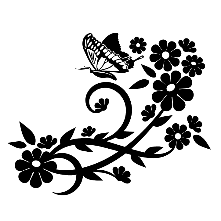 Стикер за автомобил - Flowers - Откачен.Бе