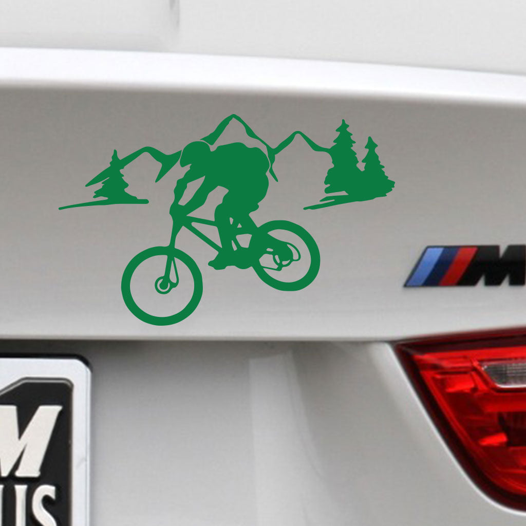 Стикер за автомобил - Mountain Bike - Downhill