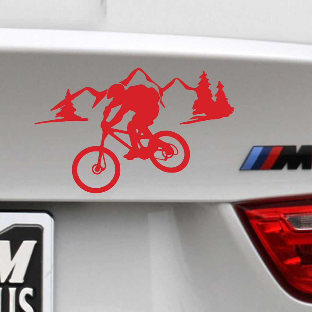 Стикер за автомобил - Mountain Bike - Downhill