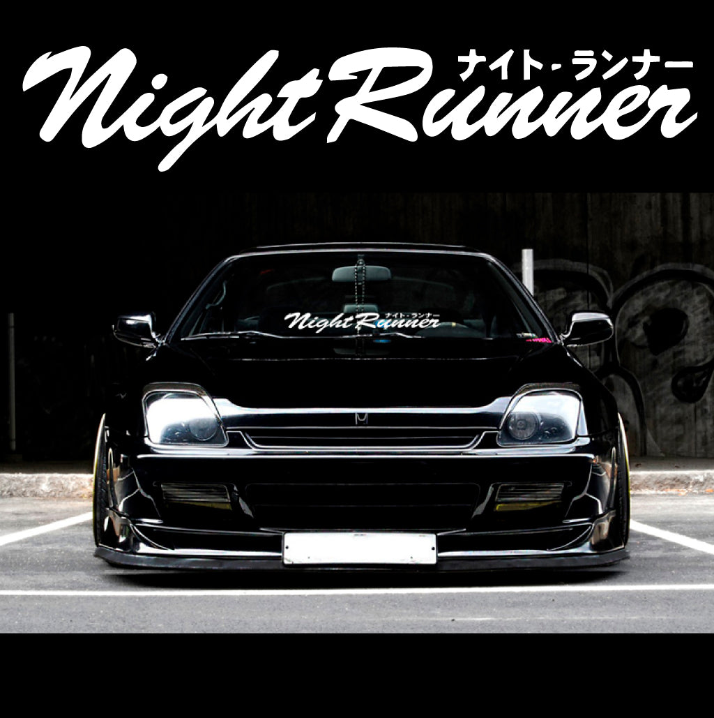 стикер лепенка фолио лента стъкло кола night runner tuning тунинг
